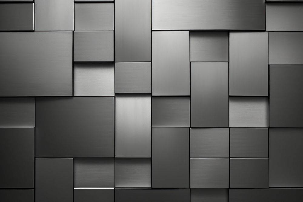 Metal tile wall backgrounds texture architecture.