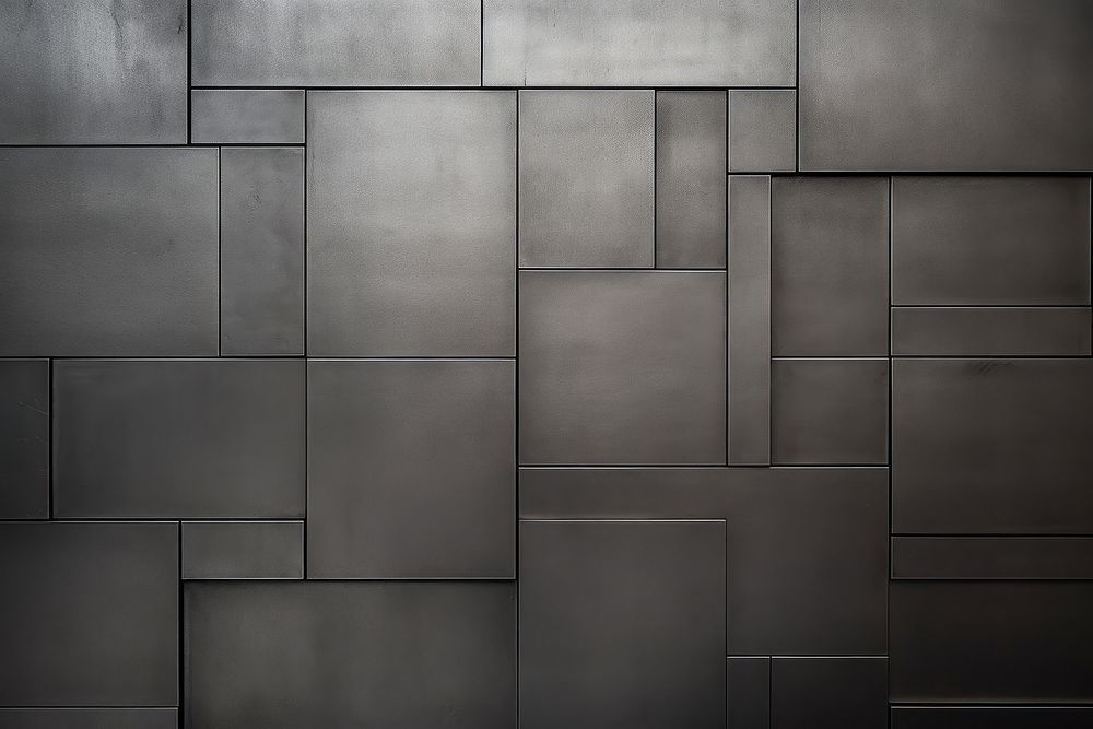 Metal tile wall architecture backgrounds flooring.