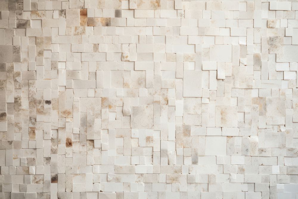 Mosaic tile wall architecture backgrounds texture.