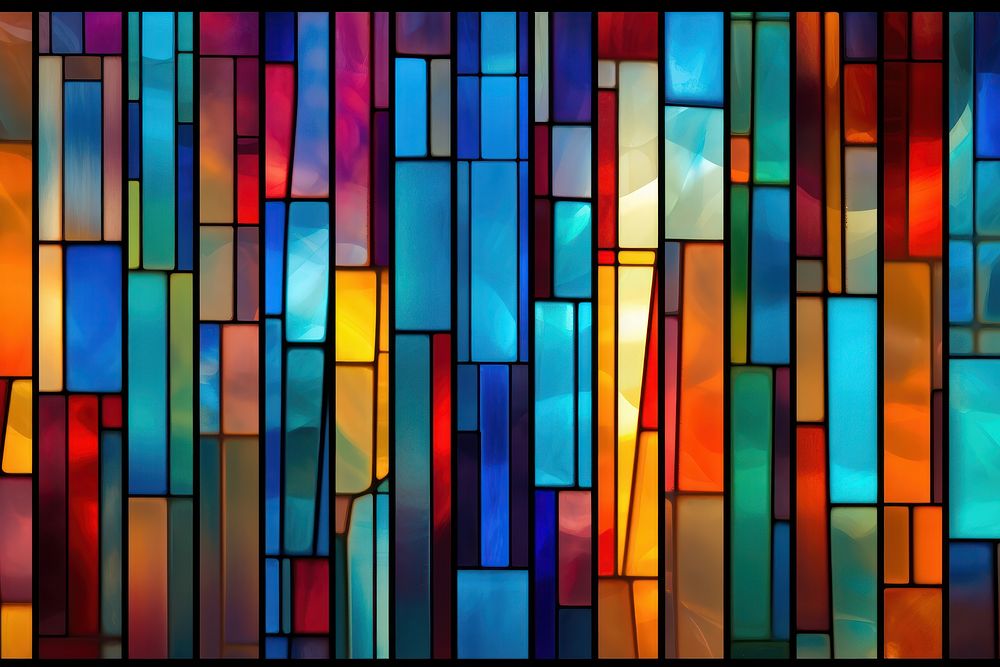 Stained glass wall architecture backgrounds art.
