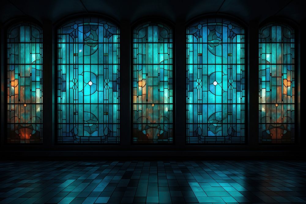 Stained glass wall backgrounds spirituality architecture.