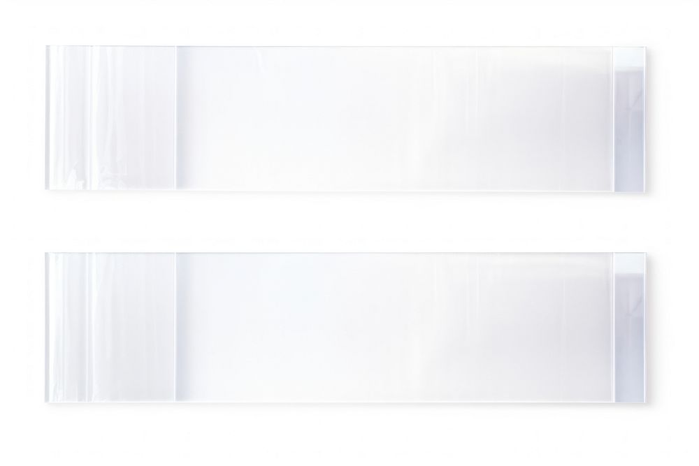 Transparent adhesive strip backgrounds white white background.