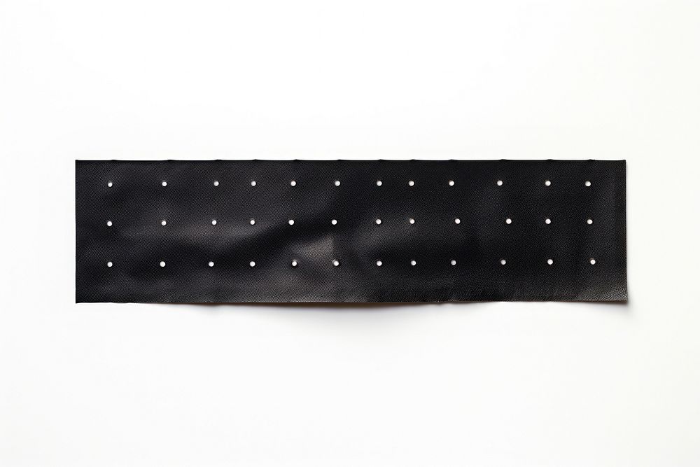 Black big dot pattern adhesive strip white background accessories blackboard.