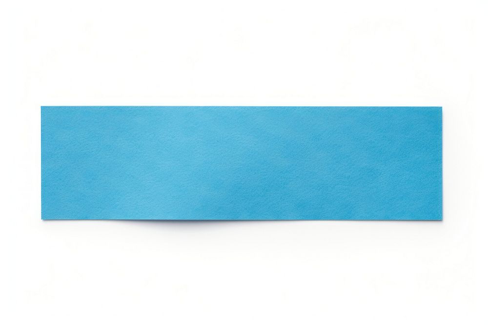 Blue big dot pattern adhesive strip paper white background simplicity.