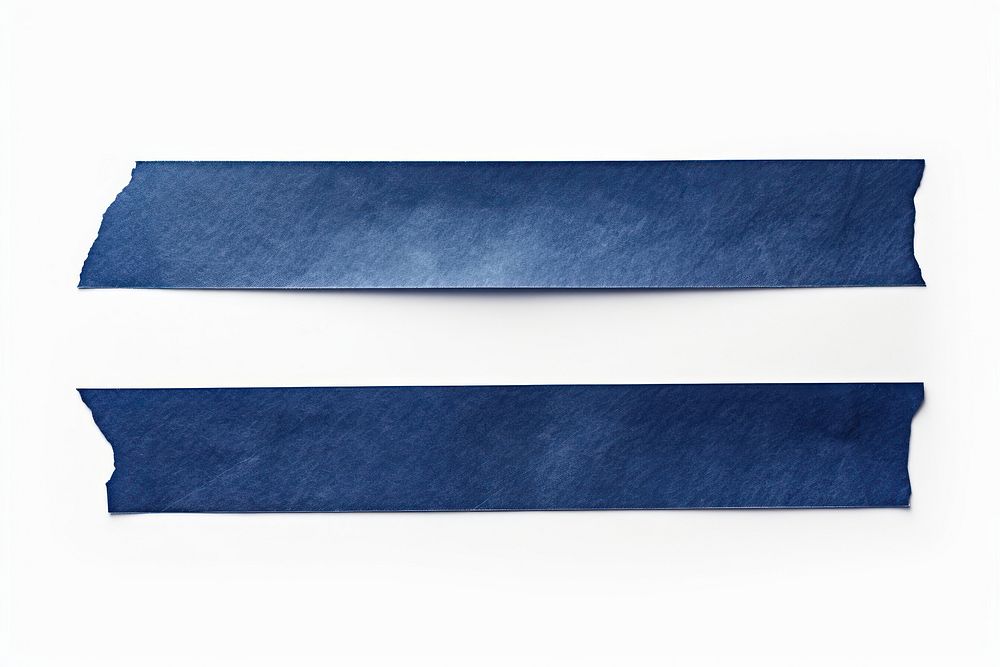 Dark blue adhesive strip white background accessories rectangle.