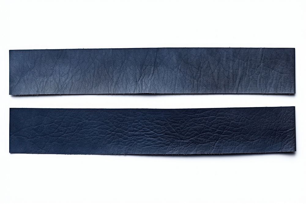 Dark blue adhesive strip denim white background accessories.