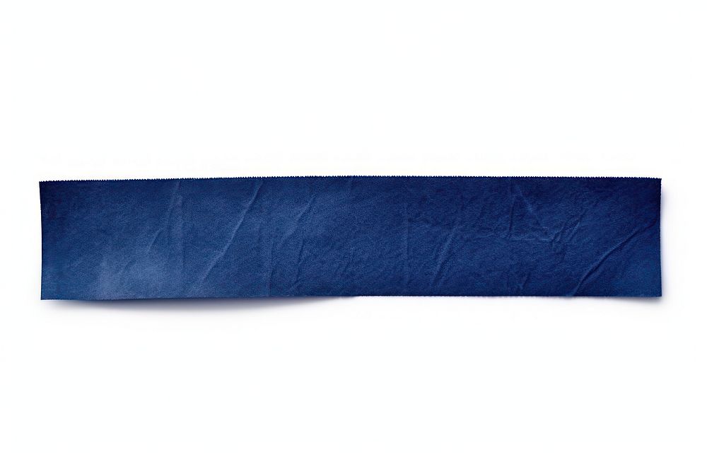 Dark blue adhesive strip white background accessories rectangle.