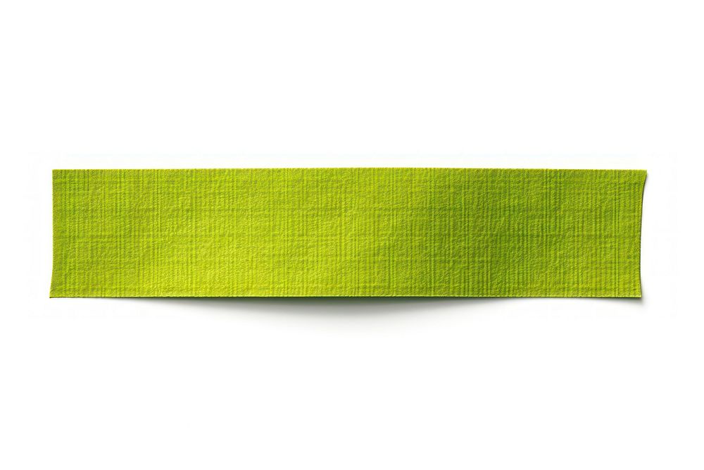 PNG Green yellow stripe adhesive strip white background accessories rectangle.
