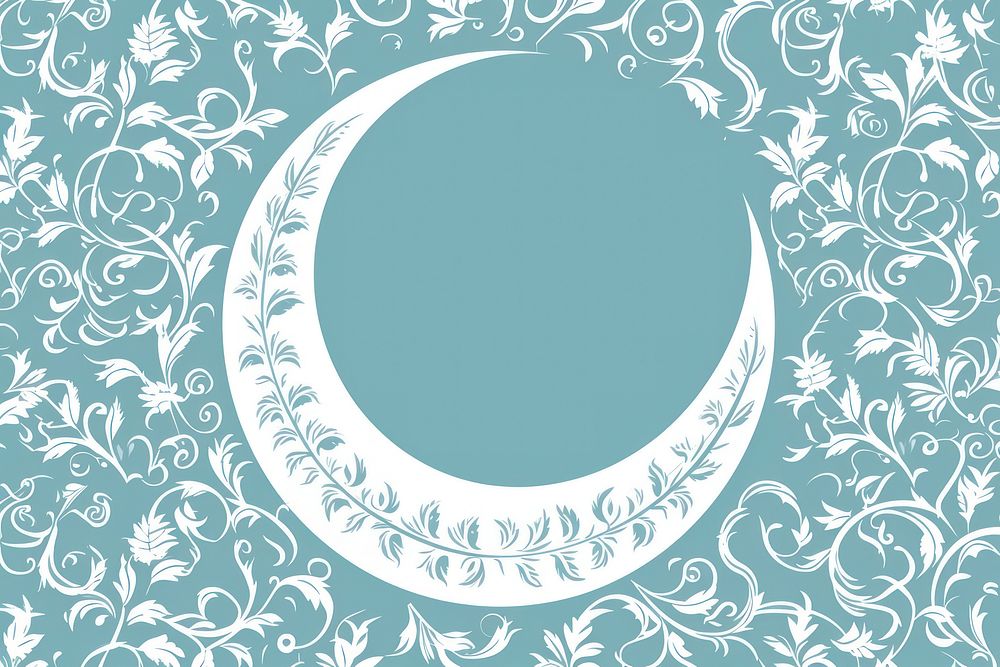 Pattern backgrounds crescent text.
