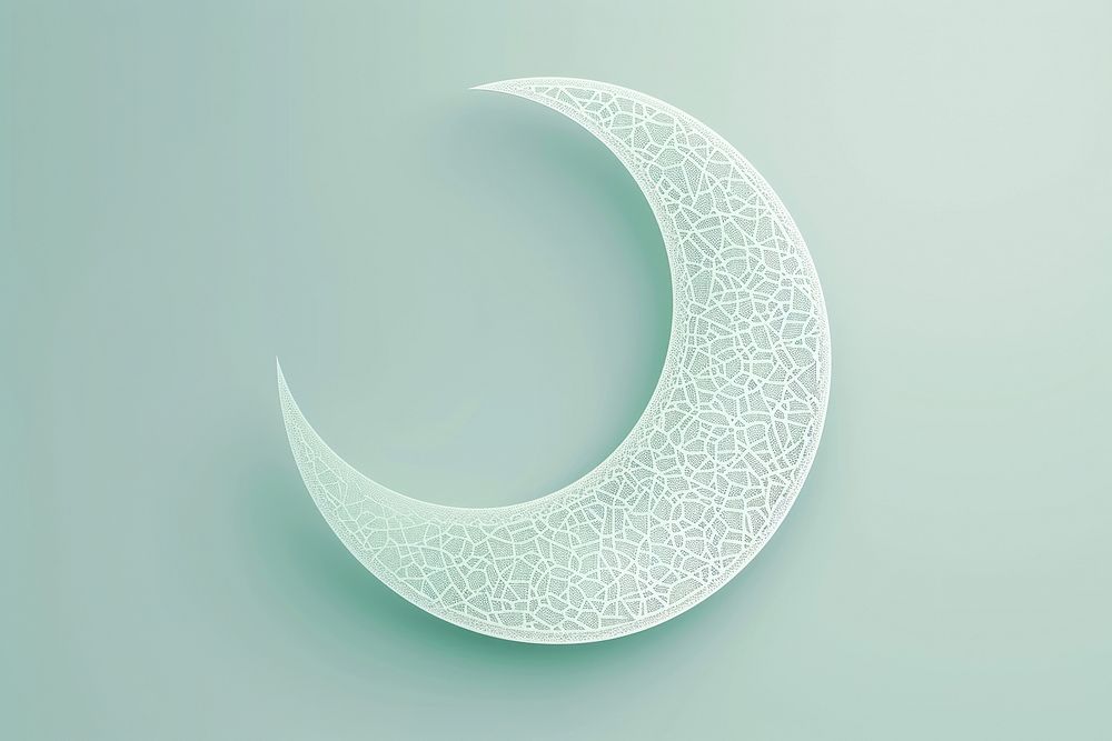 Pattern moon crescent astronomy.