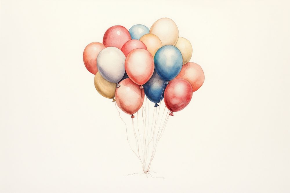 Balloons anniversary celebration birthday.