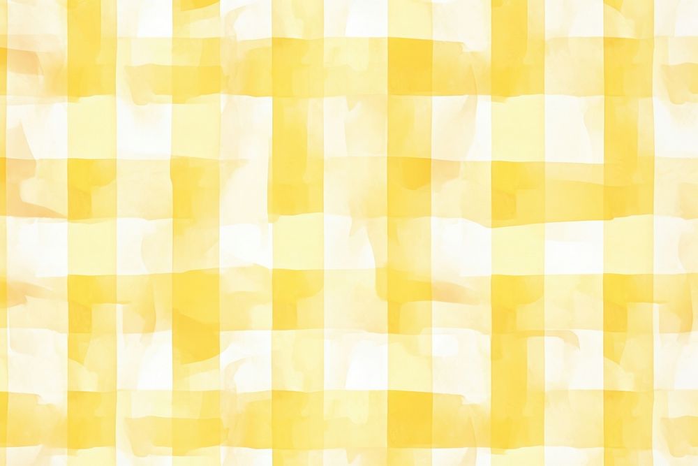 Yellow gingham plaid fabric backgrounds paper repetition.