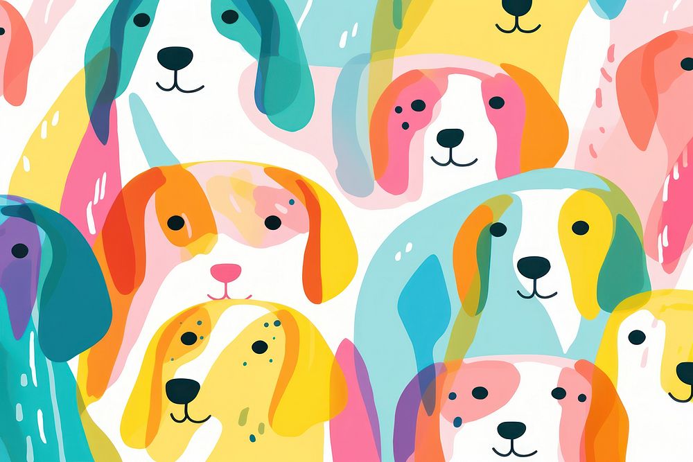 Dogs abstract shape background backgrounds pattern animal.