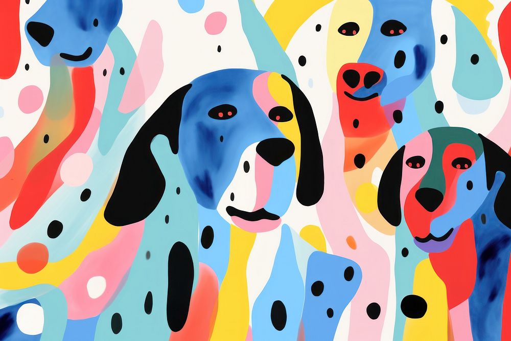 Dogs abstract shape background backgrounds pattern mammal.