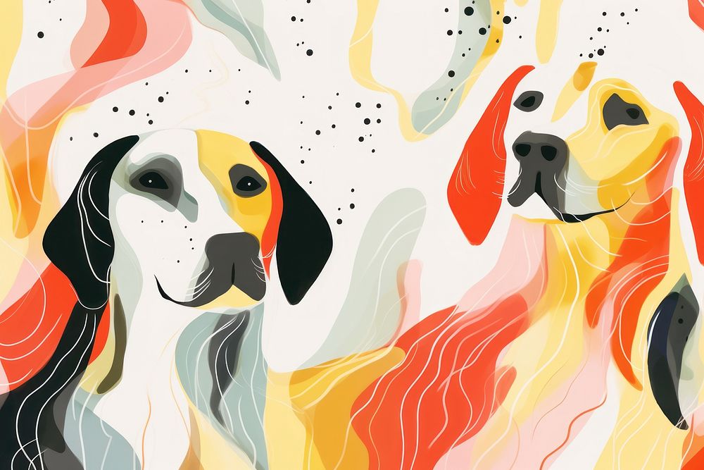 Dogs abstract shape background backgrounds pattern animal.