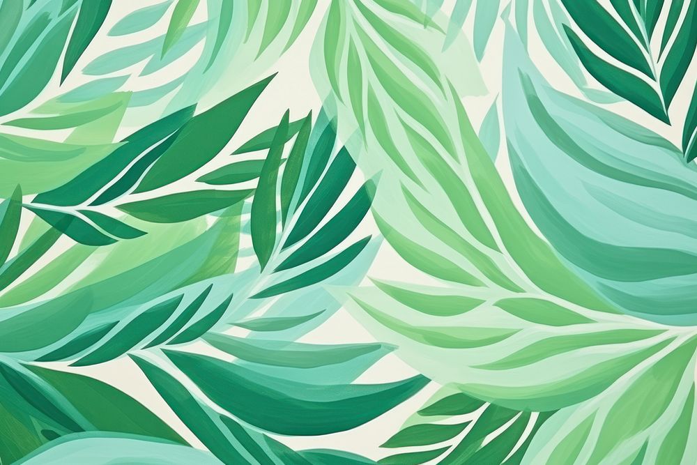 Green leaves shape backgrounds abstract pattern.