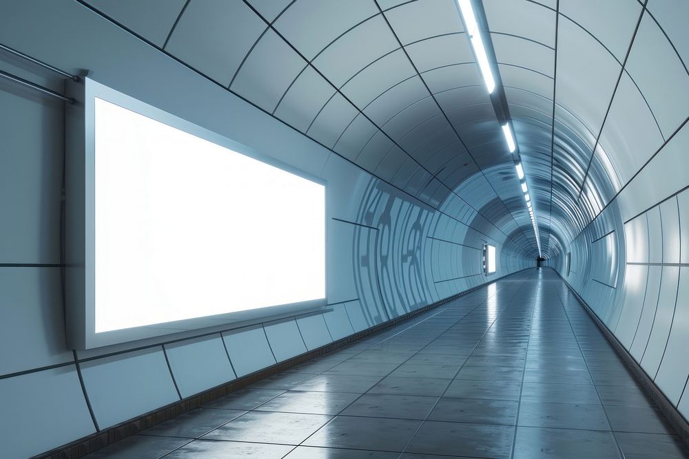 Pedestrain tunnel architecture corridor infrastructure.