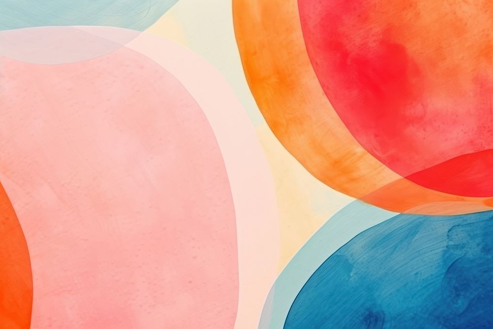 Circle abstract shape backgrounds painting line.
