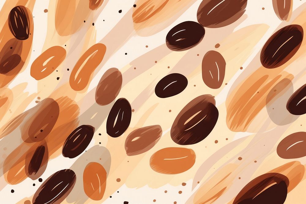 Coffee beans abstract shape backgrounds line repetition.