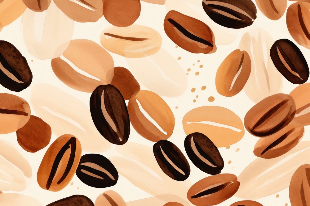 Coffee beans abstract shape backgrounds food refreshment.