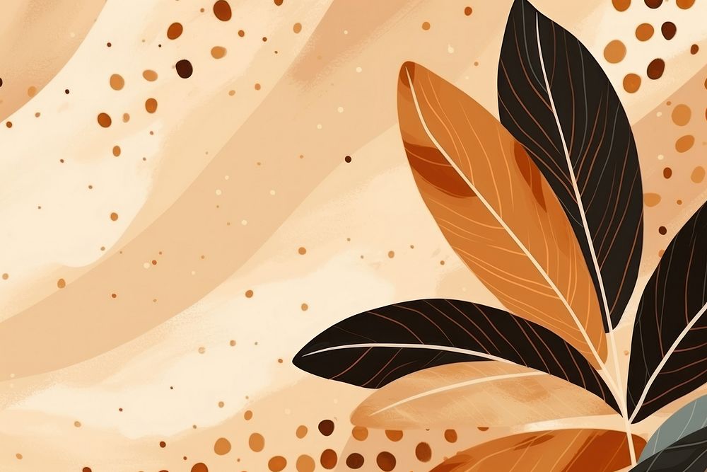 Coffee plant abstract shape backgrounds pattern leaf.