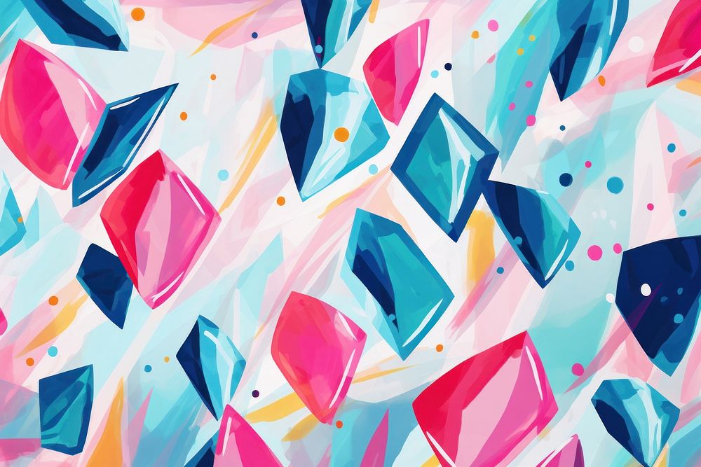 Diamonds abstract shape backgrounds painting pattern.