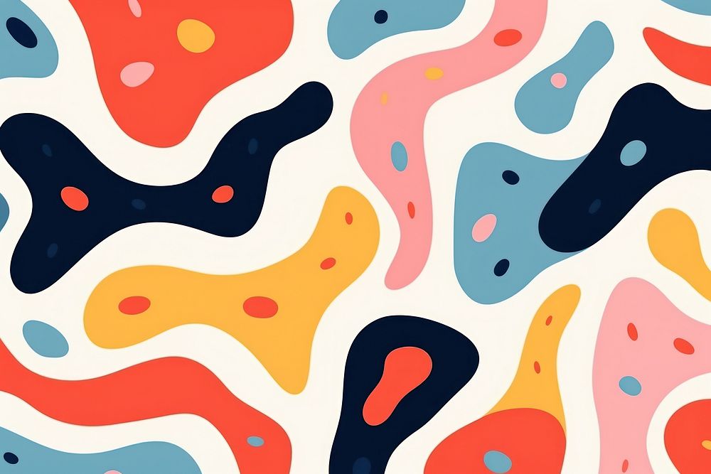 Doodle abstract shape backgrounds pattern line.