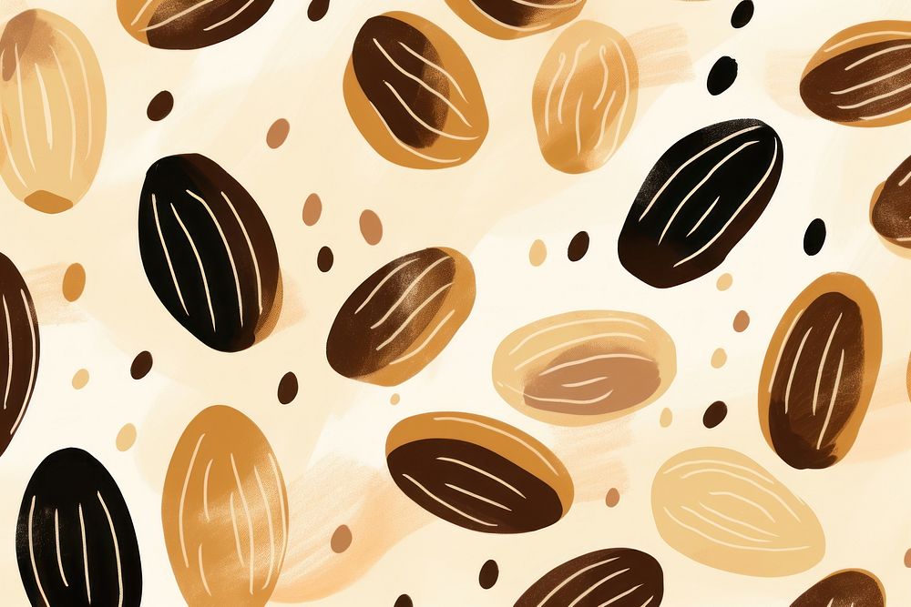 Memphis coffee beans abstract shape backgrounds pattern line.