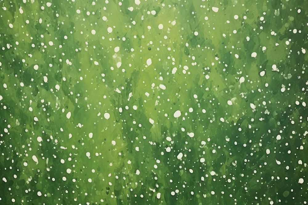 Cute abstract white specks on green background backgrounds outdoors nature.