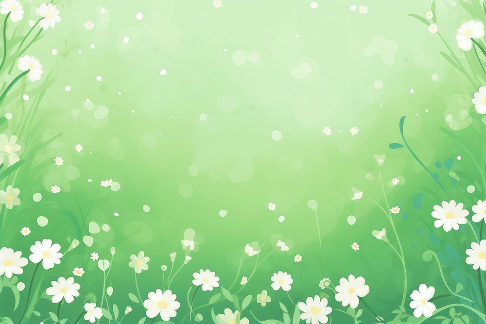 Cute simple green background backgrounds outdoors pattern.
