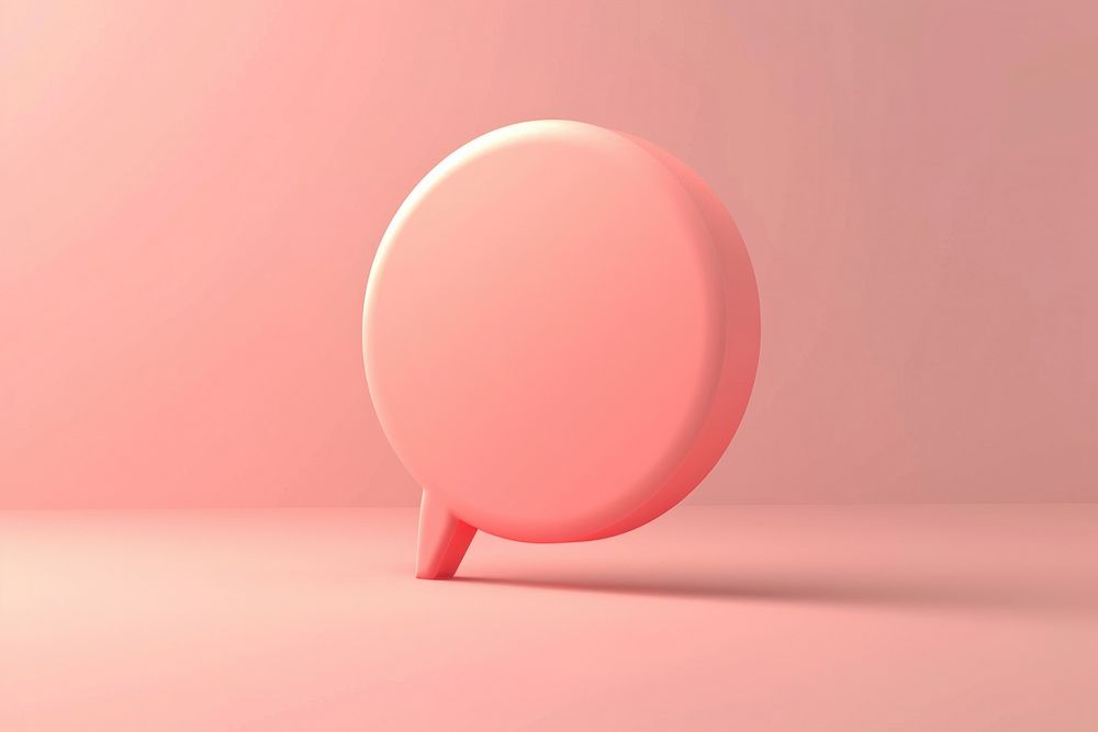 Speech bubble simplicity balloon circle.
