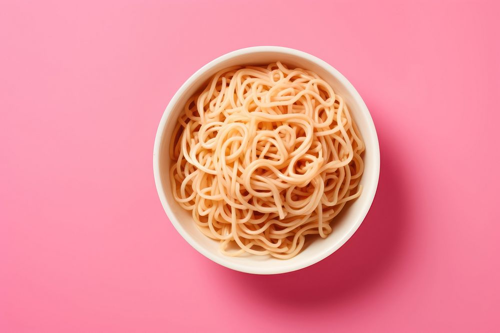 Instant noodle spaghetti pasta food.