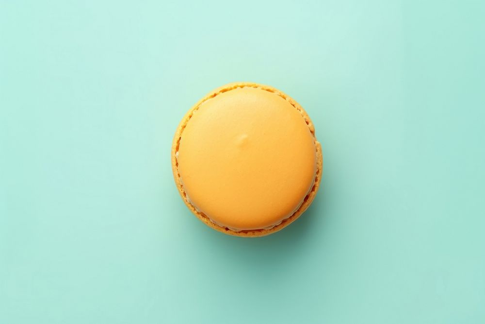 Pastel color macaroon food confectionery turquoise.