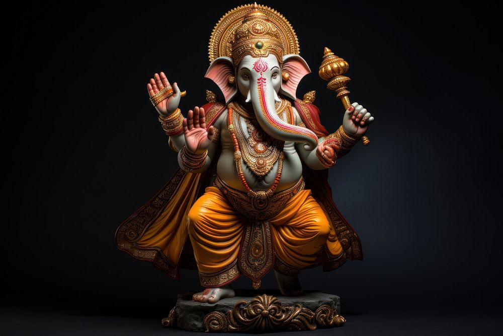 Ganesha sculpture statue representation.