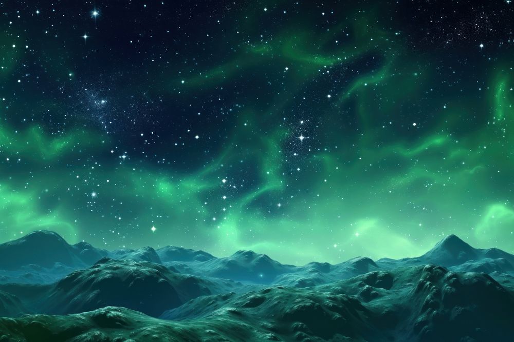 Green milkway in space background backgrounds outdoors nature.