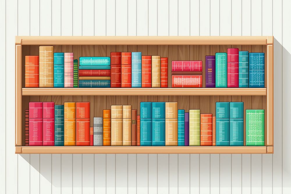 Cross stitch book shelf backgrounds bookshelf.