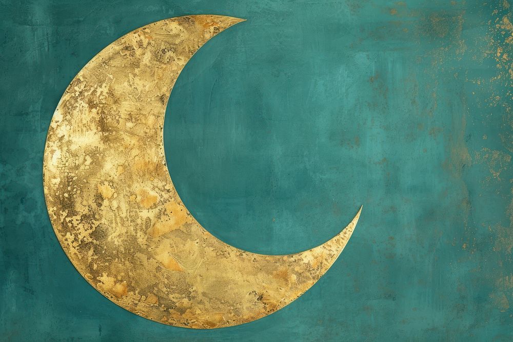 Medieval Persian painting moon backgrounds astronomy outdoors.