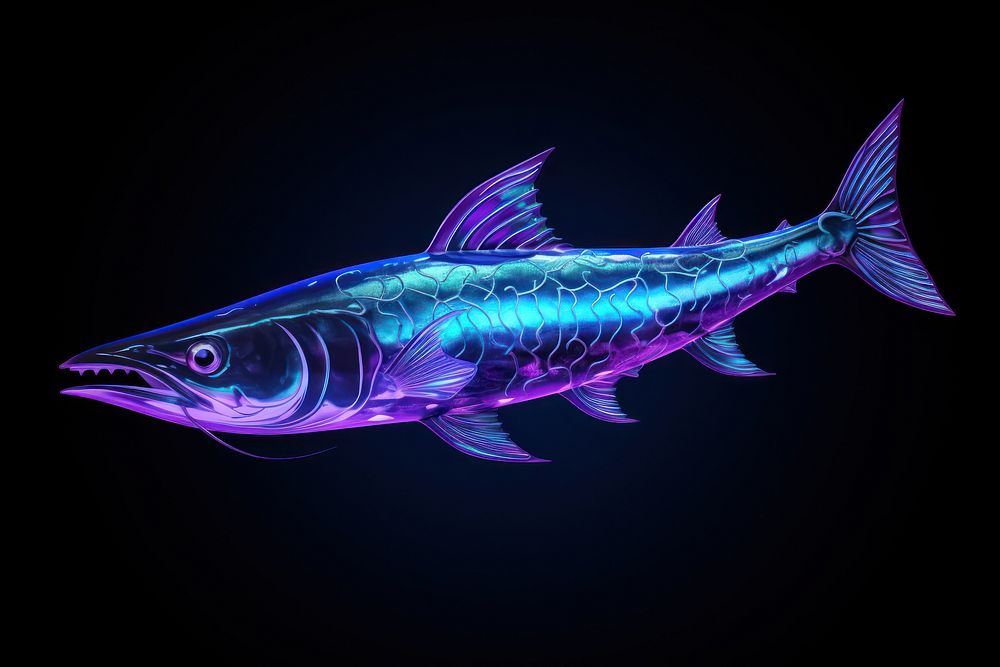 Barracuda fish animal underwater wildlife.