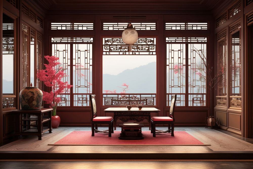 Chinese Style room furniture window chair.