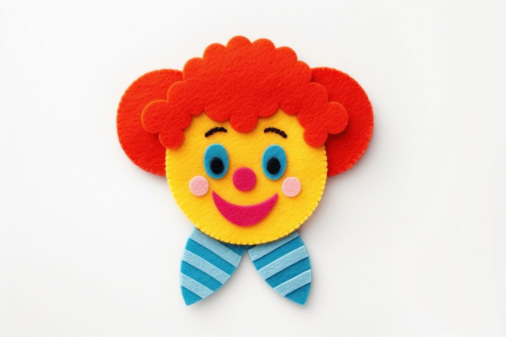Art plush craft clown.