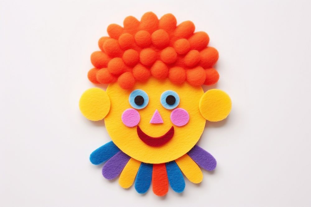 Art craft plush clown.