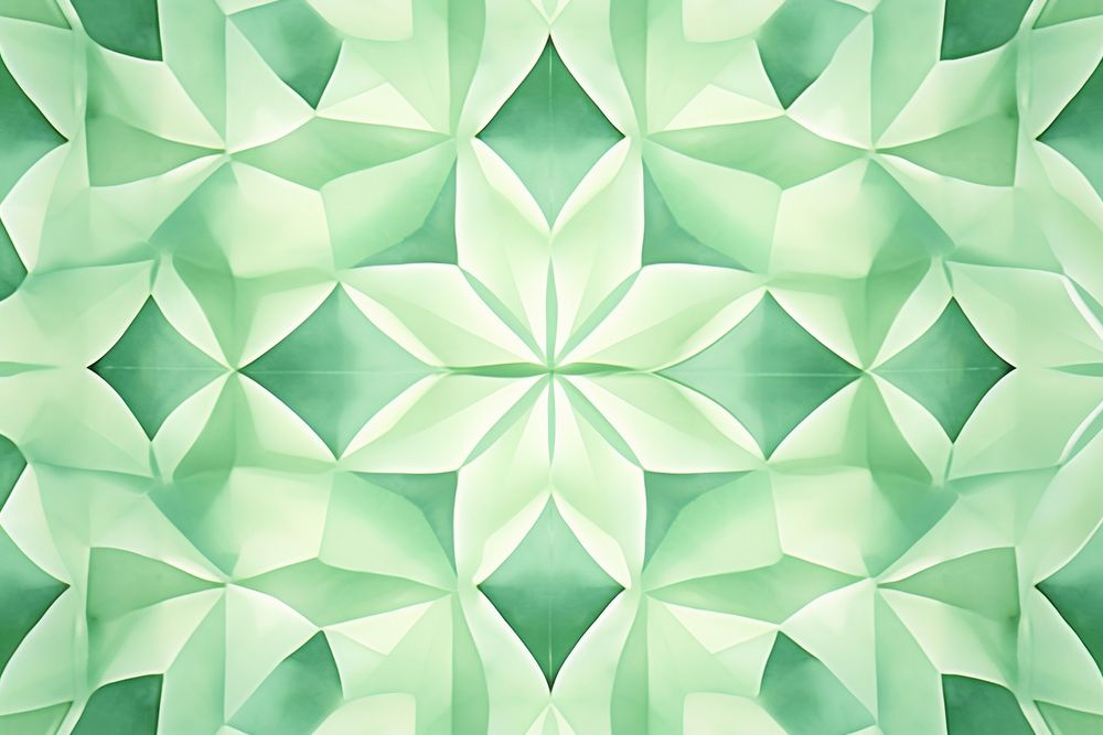 Simple pastel green kaleidoscope background backgrounds pattern architecture.