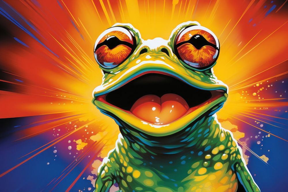 Frog frog amphibian sunglasses.
