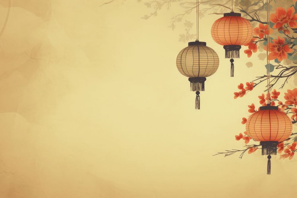 Chinese lantern simple style backgrounds architecture celebration.
