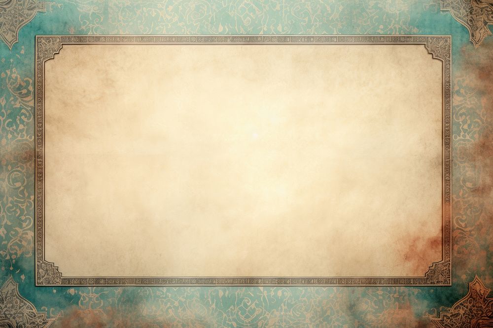 Islamic frame simple style paper backgrounds texture.