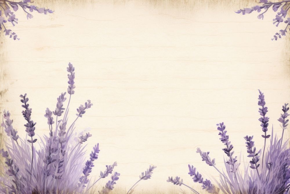 Lavender frame simple style backgrounds flower purple.
