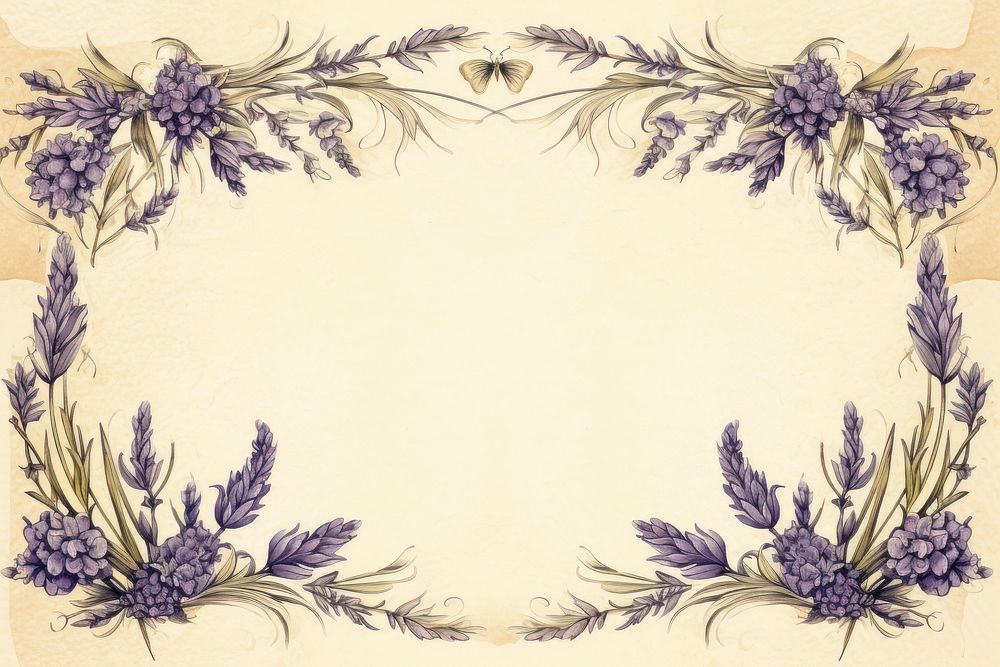 Lavender simple style backgrounds pattern flower.