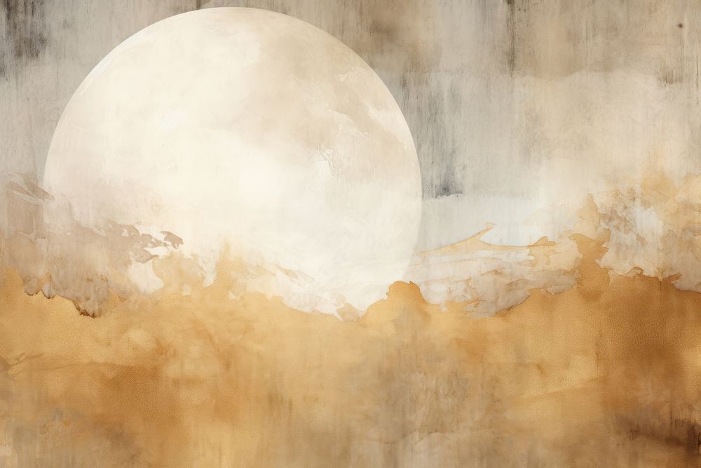Watercolor background moon painting backgrounds outdoors.