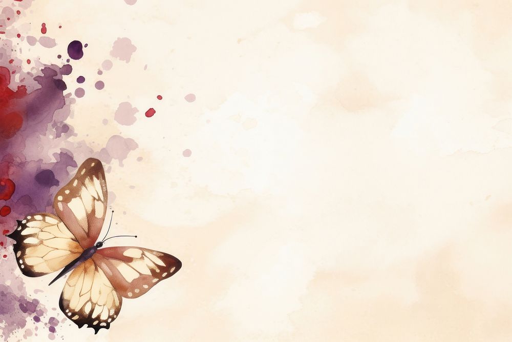 Tropical Butterfly minimal background butterfly backgrounds painting.