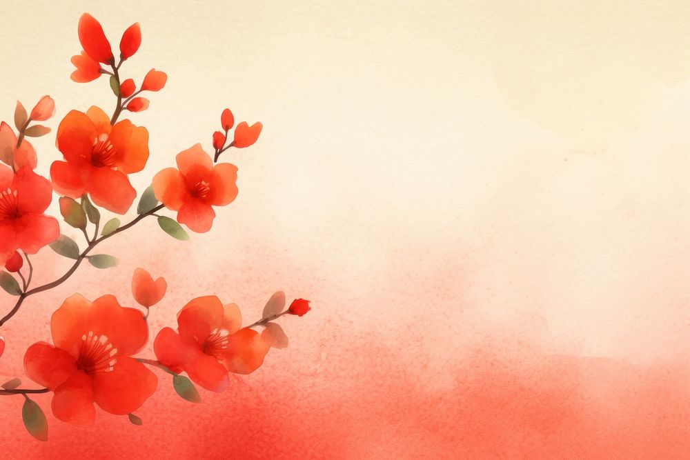 Background chinese new year backgrounds blossom flower.
